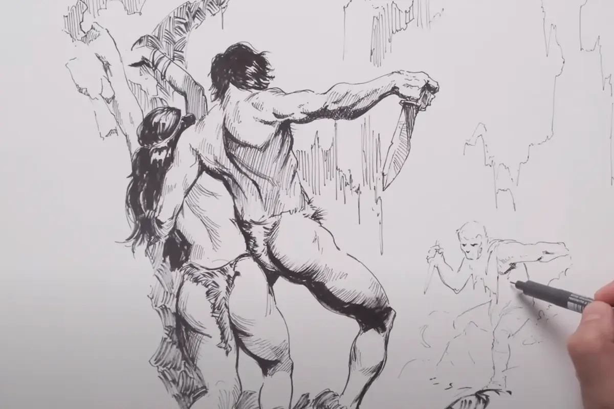 Frank&nbsp;Frazetta study. S T U D Y!